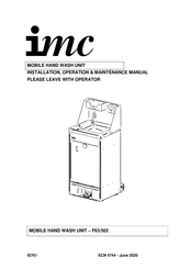 IMC F63/502 Installation, Operation & Maintenance Manual