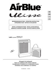 Swegon AirBlue Ulisse 13 DCI Operating Instructions & Installation Manual