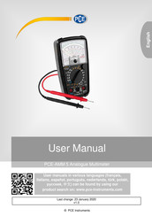 PCE Instruments PCE-AMM 5 User Manual