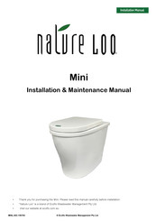 NATURE LOO Mini Installation & Maintenance Manual