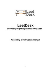 ODYN LeetDesk 1337-3 Assembly & Instruction Manual