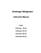 RV World Challenger 186 litre Instruction Manual