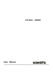 Scientific SM6026 User Manual