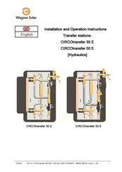 wagner solar CIRCOtransfer 30 E Installation And Operation Instructions Manual