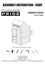 Producer's PRIDE 1339494 Assembly Instruction Manual