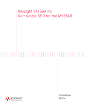 Keysight Technologies Y1165A Installation Manual