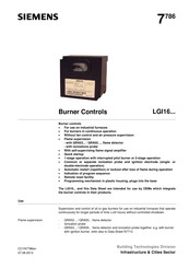 Siemens LGI16.053A27 Manual