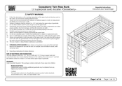 Night & Day Furniture Gooseberry Twin Step Bunk Assembly Instructions Manual