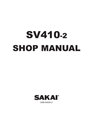 Sakai SV410-2 Shop Manual