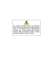 Hagie UpFront 120ft BOOMS Operator's Manual