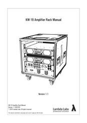 Lambda Labs KW-18 Manual