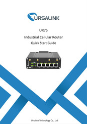 Ursalink UR75 Edge Quick Start Manual