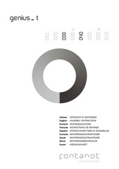Fontanot Genius 040 T Assembly Instructions Manual
