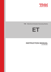 THK ET35-20 Instruction Manual