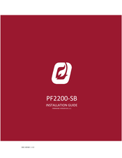 ProFire PF2200-SB-A Installation Manual