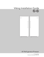 Viking Designer DDFB364 Installation Manual
