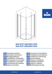 deante KGA 051P Assembly Instructions Manual