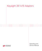 Keysight X281A Operating And Service Manual