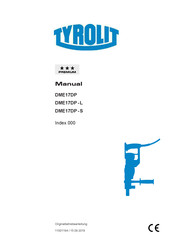 TYROLIT Hydrostress DME17DP Manual