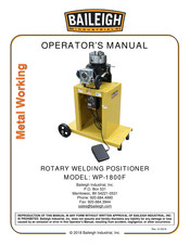 Baileigh WP-1800F Operator's Manual