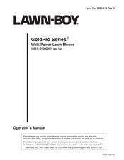 Lawn-Boy GoldPro Series Operator's Manual
