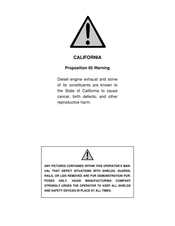 Hagie 204 Operator's Manual
