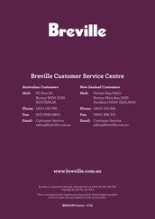 Breville Fast & Easy Instruction Booklet