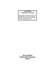 Hagie UpFront STS 16 Operator's Manual