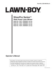 Lawn-Boy SilverPro 10324 Operator's Manual