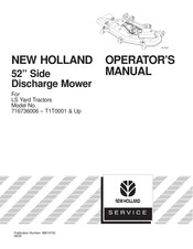 New Holland 716736006 Operator's Manual