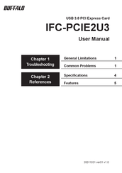 Buffalo IFC-PCIE2U3 User Manual