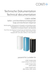 Conti+ CONT17550813050 Technical Documentation Manual