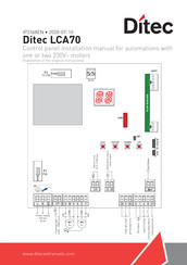 Ditec LCA70 Installation Manual