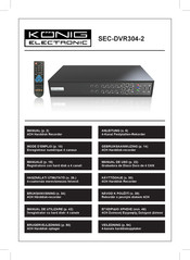 König Electronic SEC-DVR304-2 Manual