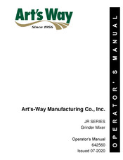 Art's-Way Manufacturing JR Series Operator's Manual