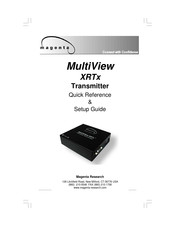 Magenta Research MultiView XRTx Quick Reference & Setup Manual