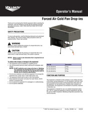 Vollrath FC-4C-05120-FA Operator's Manual