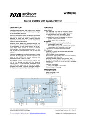 Wolfson WM8976 Manual