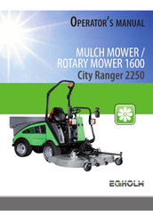 Egholm 22LM16 Operator's Manual