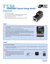 Moons' Applied Motion Products TSM23XIP Quick Setup Manual