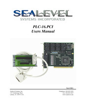 SeaLevel PLC-16.PCI User Manual
