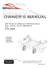 Brinly DTZ-48BH Owner's Manual