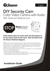 Swann DIY Security Cam Installation Manual