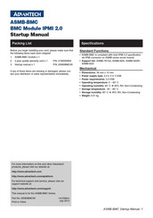 Advantech ASMB-BMC Startup Manual