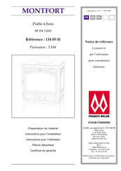 FRANCO BELGE MONTFORT 134 05 01 Technical Manual