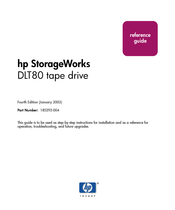 HP StorageWorks DLT80 Reference Manual