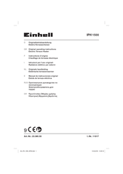 EINHELL IPH 1500 Operating Instructions Manual