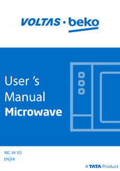 TATA Motors Voltas Beko MC 34 SD User Manual