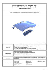 HSP C25P Fitting Instructions Manual