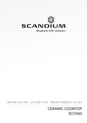 Scandium SCCN60 Installation, Operation, Maintenance Manual
